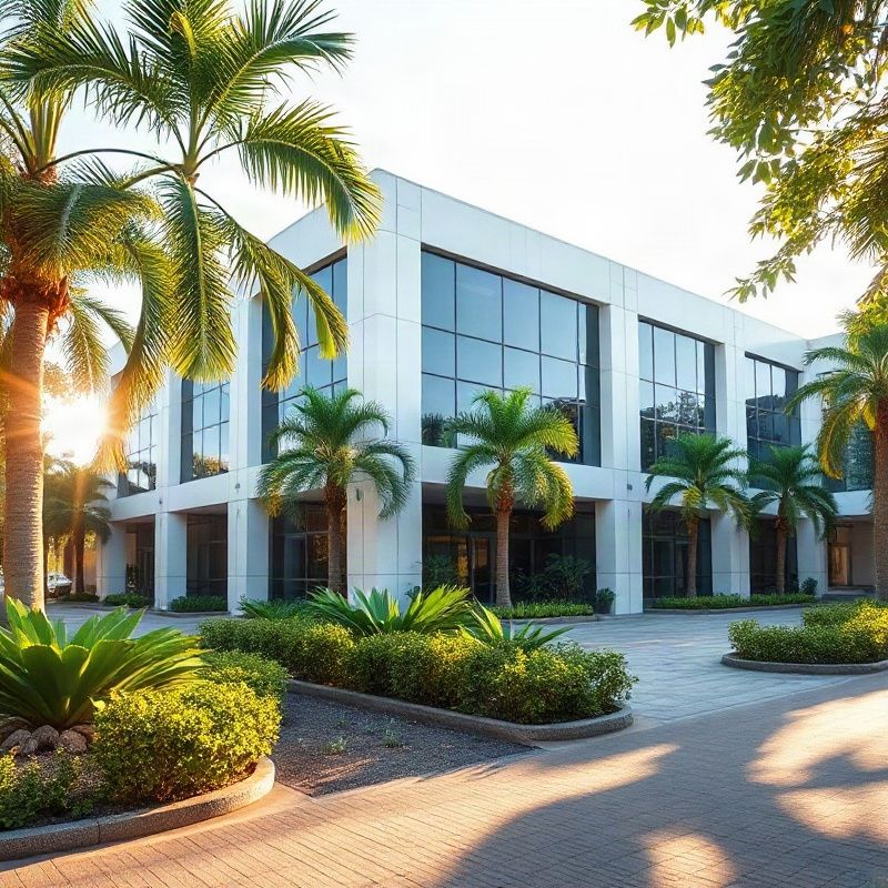 Fachada do escritório da Ecologyfieldv na Av. Tancredo Neves em Salvador