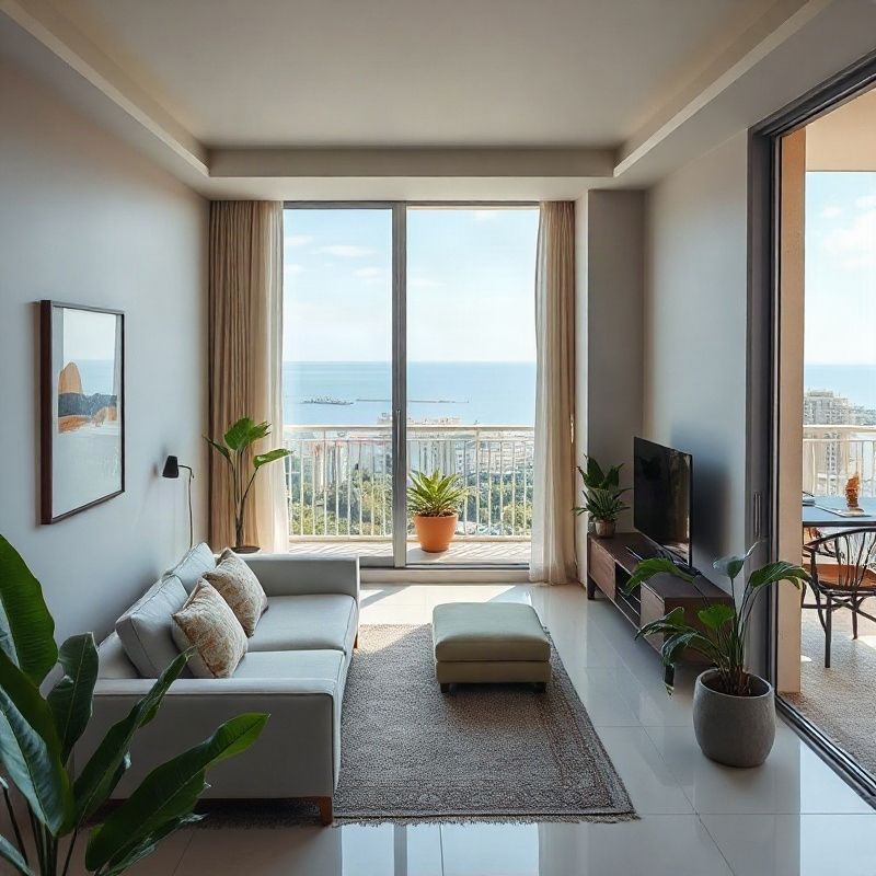 Interior de apartamento de 3 quartos na Pituba, Salvador